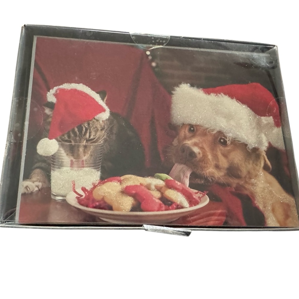 Festive Pet Holiday Cards set if 16